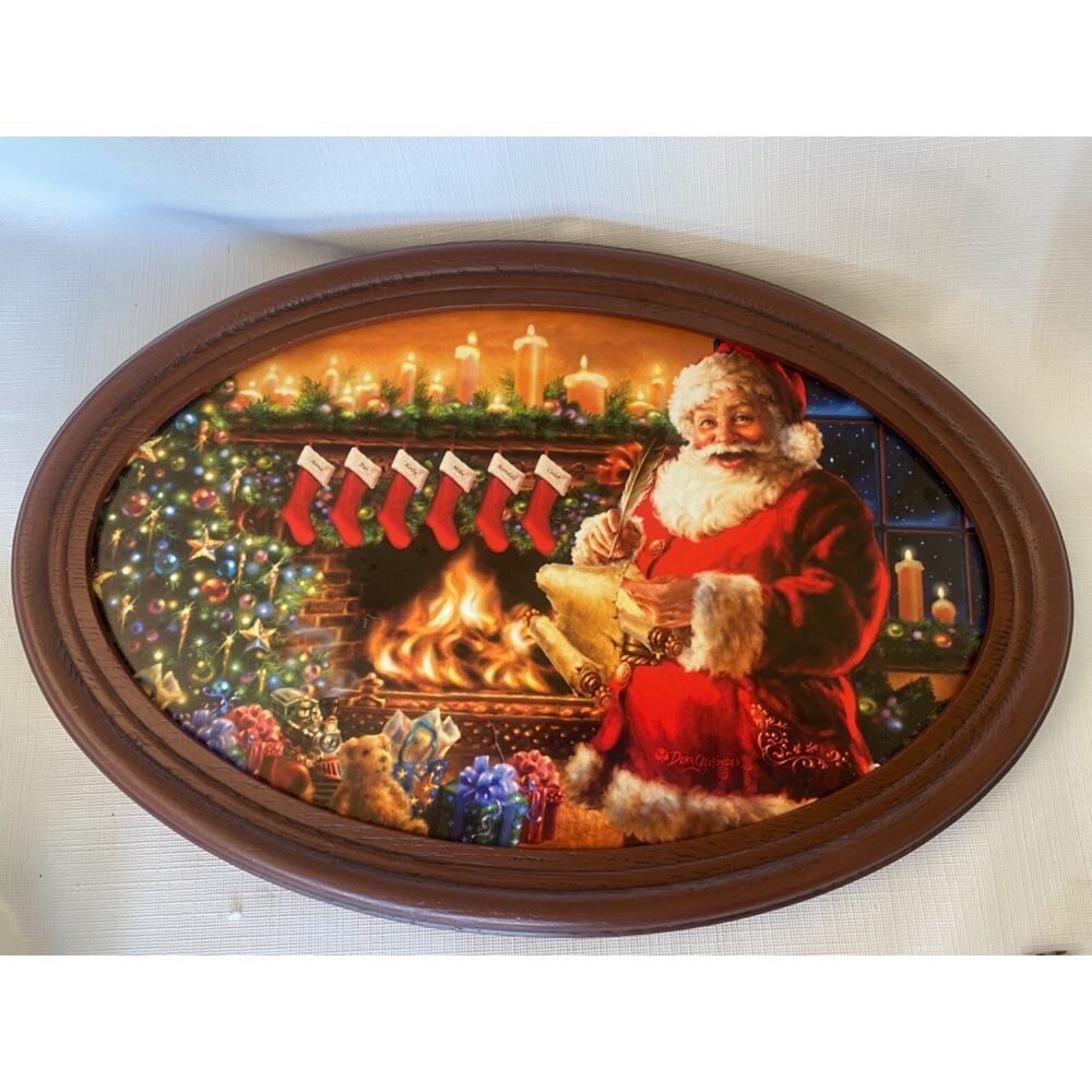 Thomas Kinkade Santa Cherished Christmas Memories the Bradford Exchange Limited